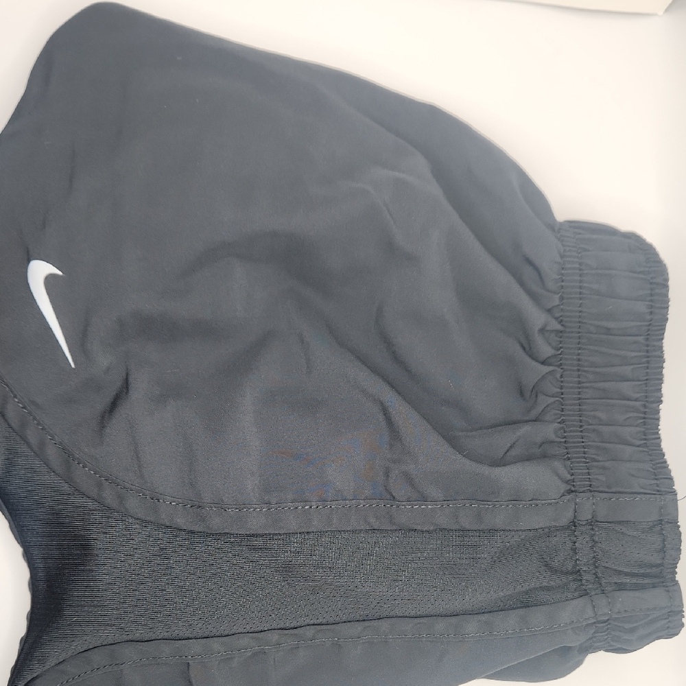 Nike Black Sports Shorts with White Logo
